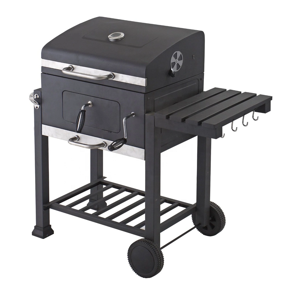 Classic Luxury Outdoor Garden Heavy Duty Grill Barbecue Trolley BBQ Charcoal Grills