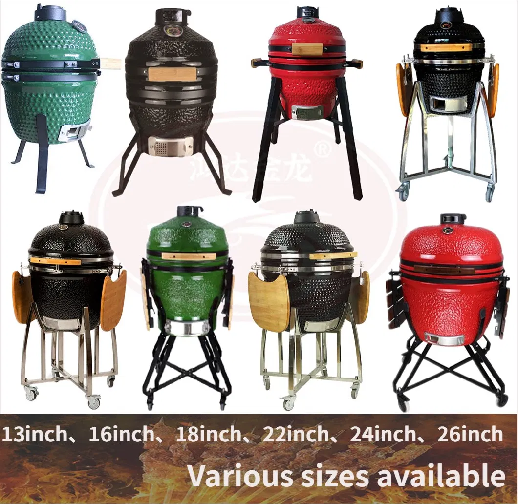 Outdoor Kitchen Barbecue Big BBQ Charcoal Folding Grill Vertical