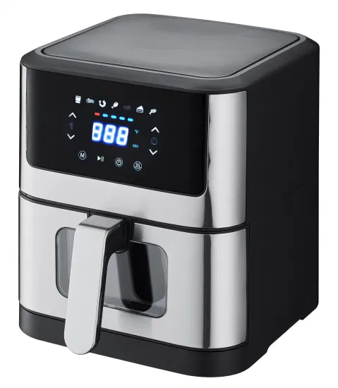 Jewin 7.8L Air Fryer Stainless Steel Decorate Digital Touch Screen Visible Window