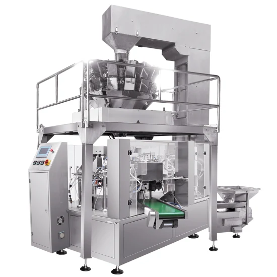 Hot Selling Automatic Pouch Packing Machine Popcorn Coffee Bean Seeds Frozen Meatball Sugar Filling Machine
