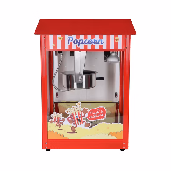Hot Sale Useful Small Popcorn Maker Machine-Switch Stainless Steel Commercial Cinema Popcorn Machine