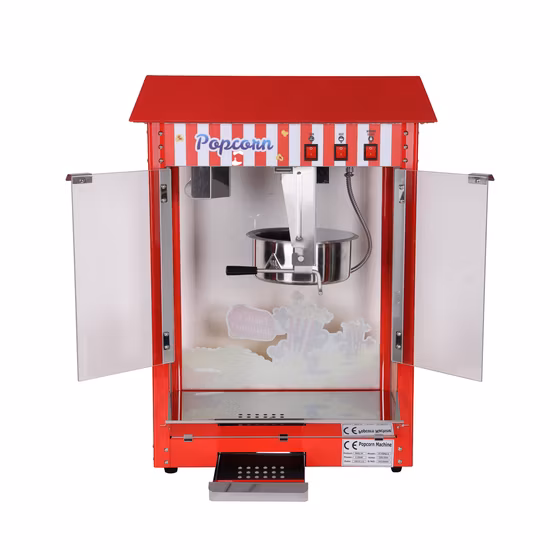Hot Sale Useful Small Popcorn Maker Machine-Switch Stainless Steel Commercial Cinema Popcorn Machine