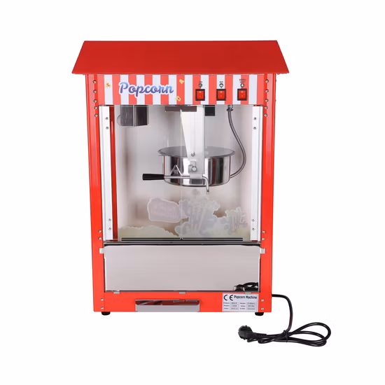 Hot Sale Useful Small Popcorn Maker Machine-Switch Stainless Steel Commercial Cinema Popcorn Machine