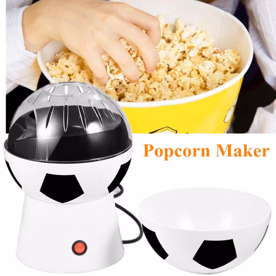 Kitchenware Electric Automatic Popcorn Maker Mini Electric Hot Air Popcorn Machine (9911b)