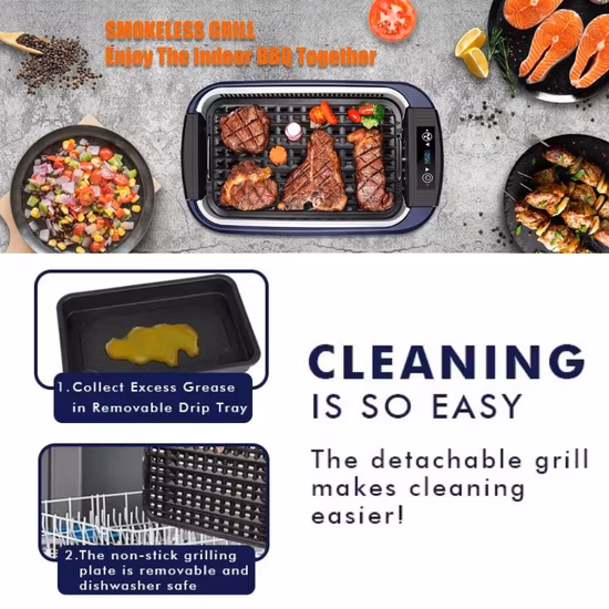 Multifunctional Household Smokeless Electric Barbecue Grill Outdoor