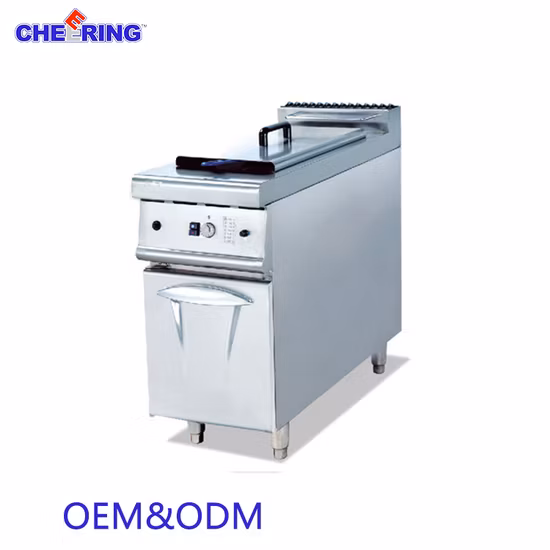 Vertical Hot Sale Gas Lava Rock Grill with Cabinet